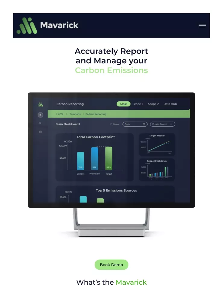 accurately report and manage your carbon emissions