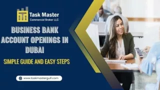 Business Bank Account Openings in Dubai