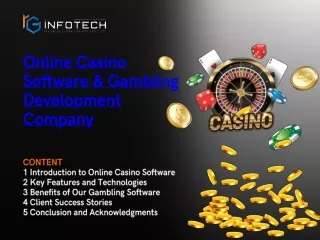 Online Casino Software & Gambling Development Company