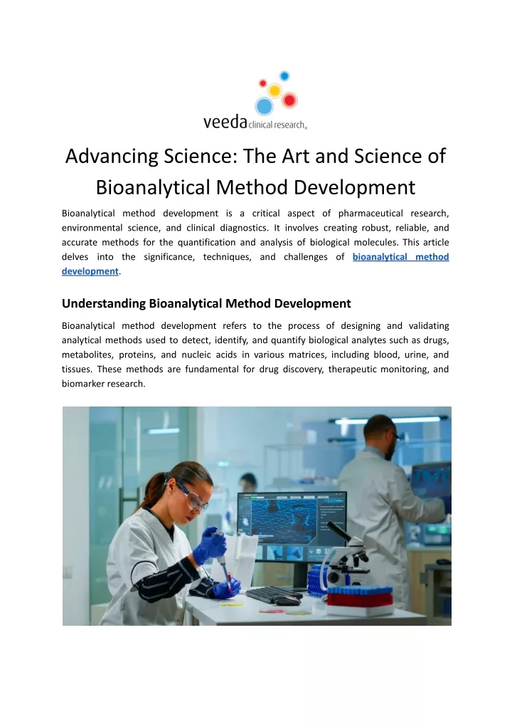 advancing science the art and science