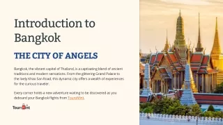 introduction to bangkok