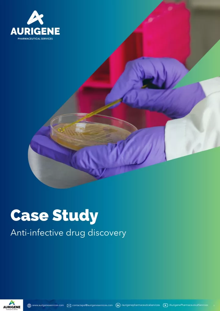 case study anti infective drug discovery