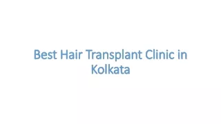 Best Hair Transplant Clinic in Kolkata | Regain Aesthetic Clinic