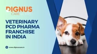 Best Veterinary PCD Pharma Franchise in India