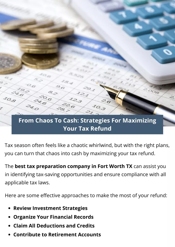 from chaos to cash strategies for maximizing your