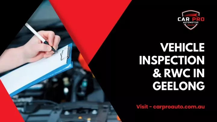 vehicle inspection rwc in geelong