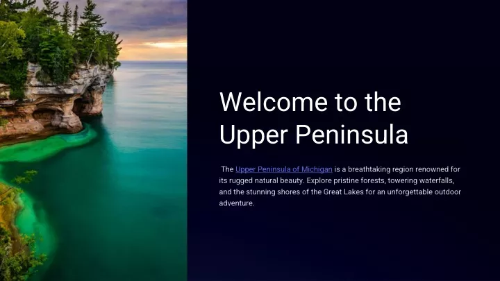 welcome to the upper peninsula home rentals