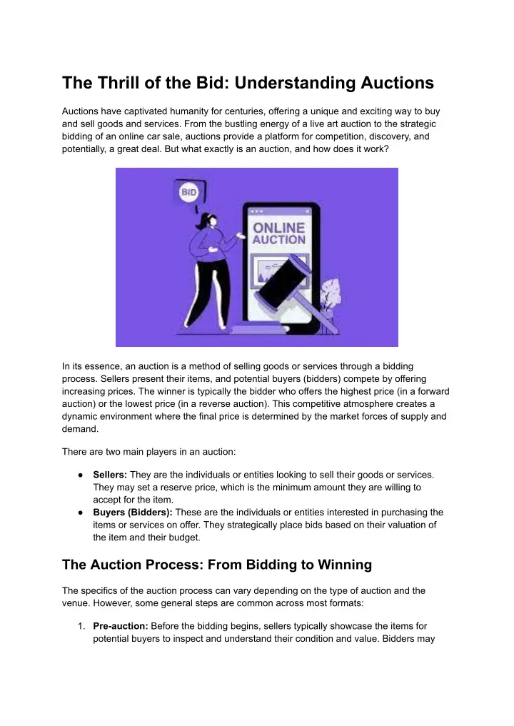 PPT - Types of Auctions PowerPoint Presentation, free download - ID ...