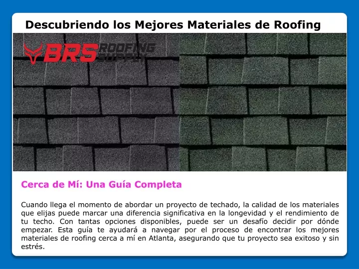 descubriendo los mejores materiales de roofing