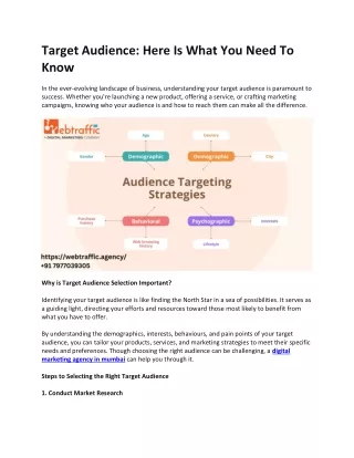 Target Audience Here Is What You Need To Know