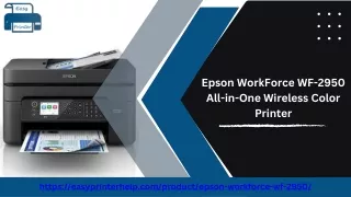 Epson WorkForce WF-2950 All-in-One Wireless Color Printer