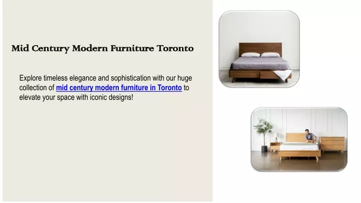 mid century modern furniture toronto