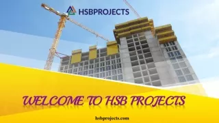 Welcome To HSB Projects