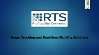 Cargo Tracking and Real-time Visibility Solutions