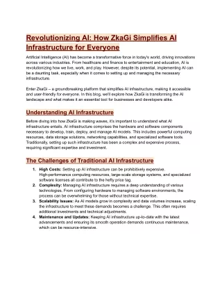 revolutionizing ai how zkagi simplifies