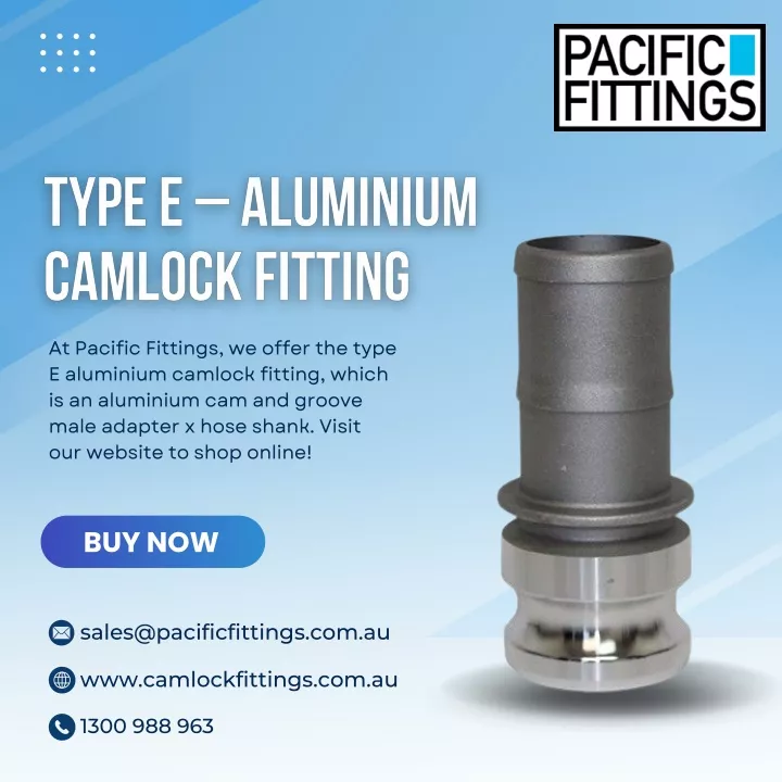 at pacific fittings we offer the type e aluminium