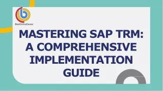 SAP Treasury and Risk Management: A Step-by-Step Implementation Guide