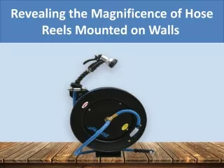 Revealing the Magnificence of Hose Reels Mounted on Walls 