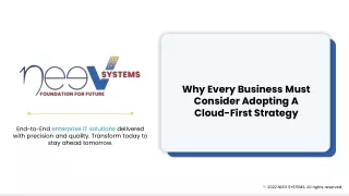 why every business must consider adopting a cloud first strategy