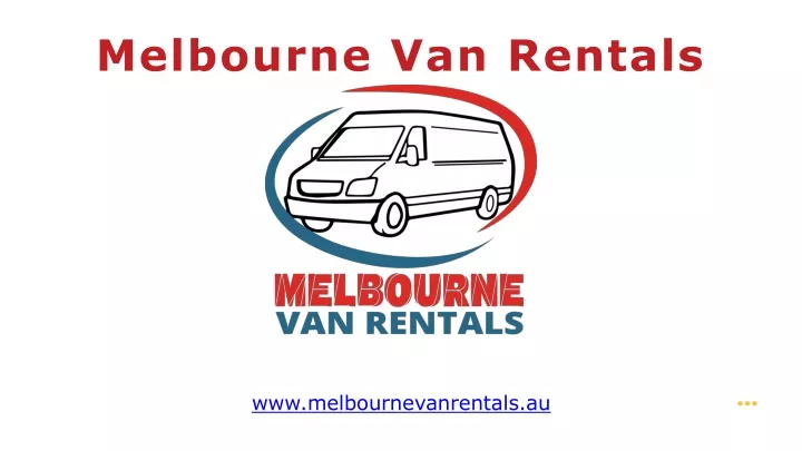 melbourne van rentals