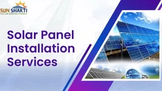 Empowering Jaipur Solar Panel Installation Services