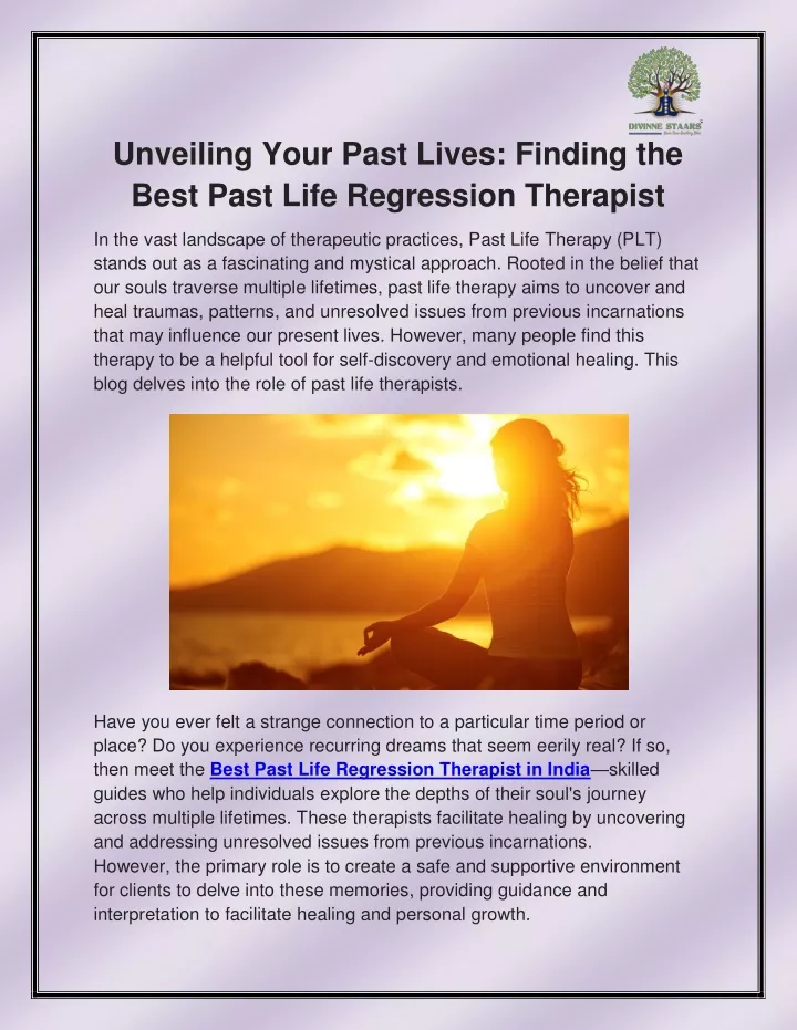 unveiling your past lives finding the best past