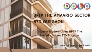 BPTP The Amaario Sector 37D Gurgaon