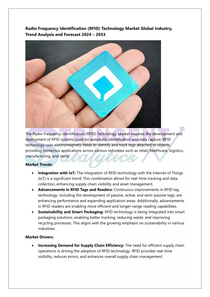 radio frequency identification rfid technology