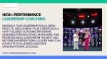 High-Performance Leadership Coaching  Leadership Mentoring - slide 1