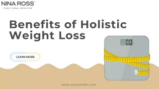 Benefits of Holistic Weight Loss