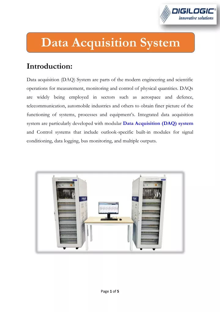 introduction data acquisition daq system