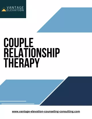 Enhance Your Relationship with Couple Relationship Therapy