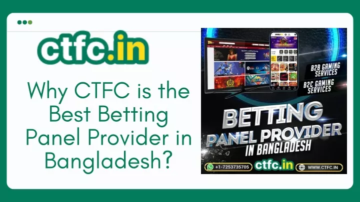 why ctfc is the best betting panel provider