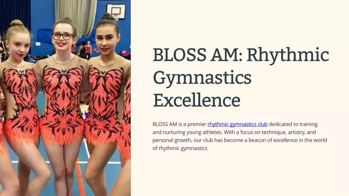 bloss am rhythmic gymnastics excellence