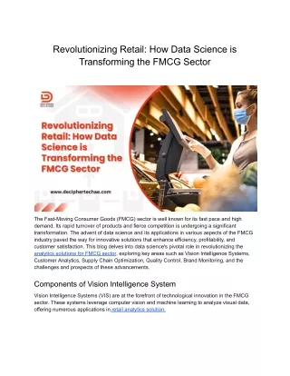 Revolutionizing Retail_ How Data Science is Transforming the FMCG Sector