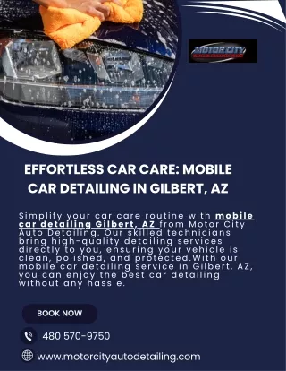 Superior Mobile Car Detailing Gilbert, AZ: We Come To You