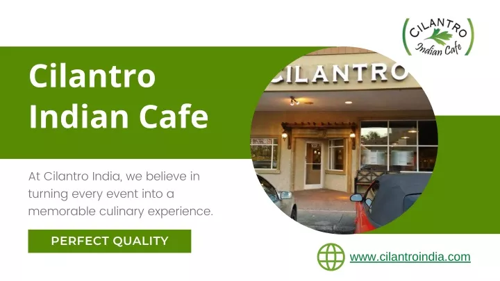 cilantro indian cafe