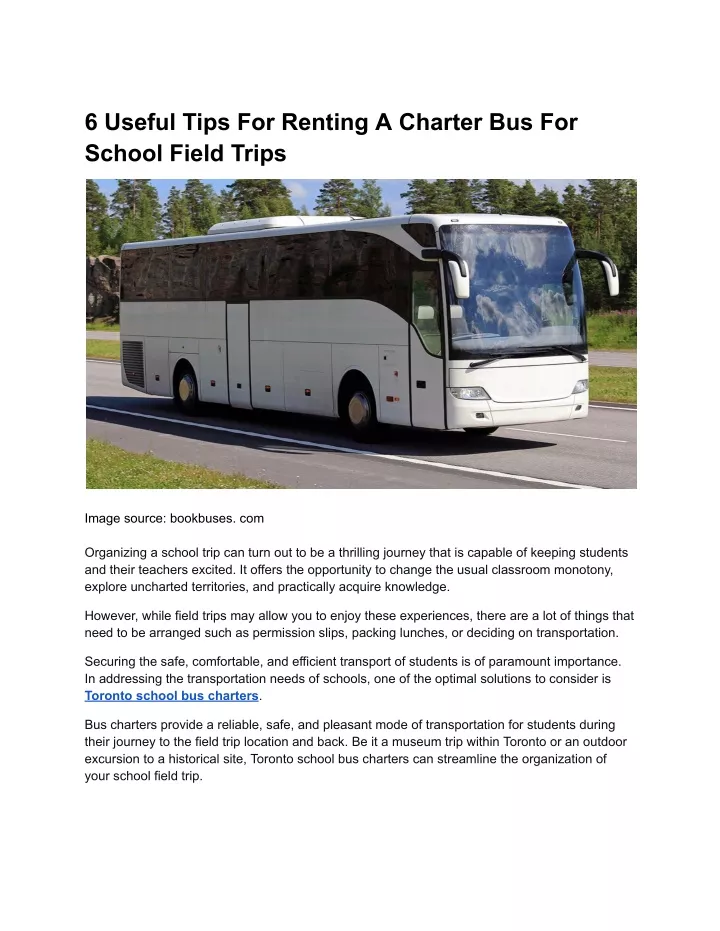 6 useful tips for renting a charter