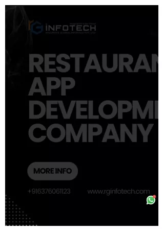 Best 5 Restaurant App Development Free Services