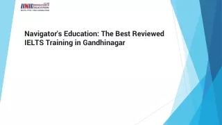 IELTS training in Gandhinagar - Navigators Education