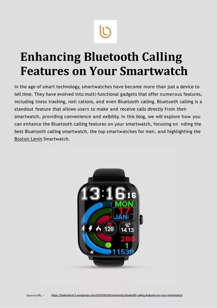 enhancing bluetooth calling features on your smartwatch