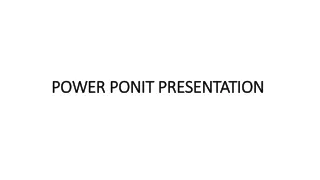 power ponit presentation power ponit presentation