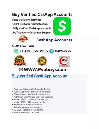 Buy Verified Cash App Account