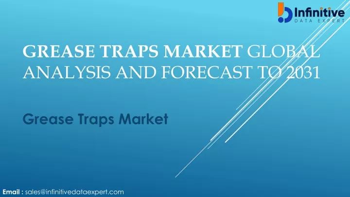 grease traps market global analysis and forecast to 2031