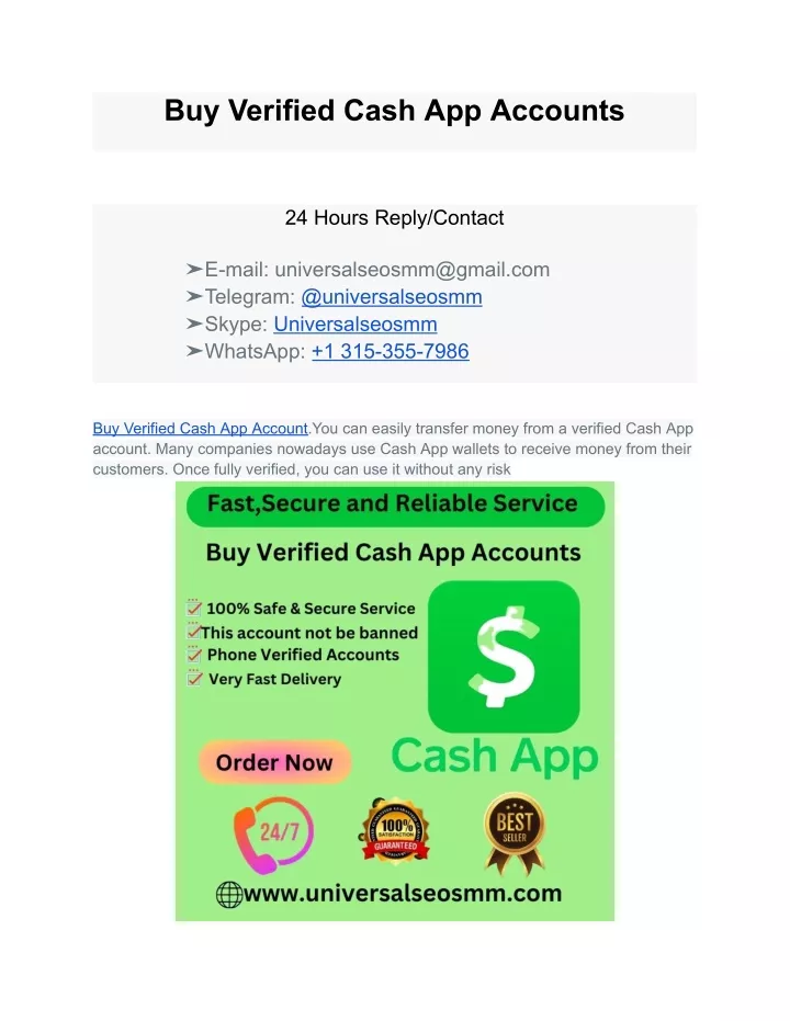 buy verified cash app accounts