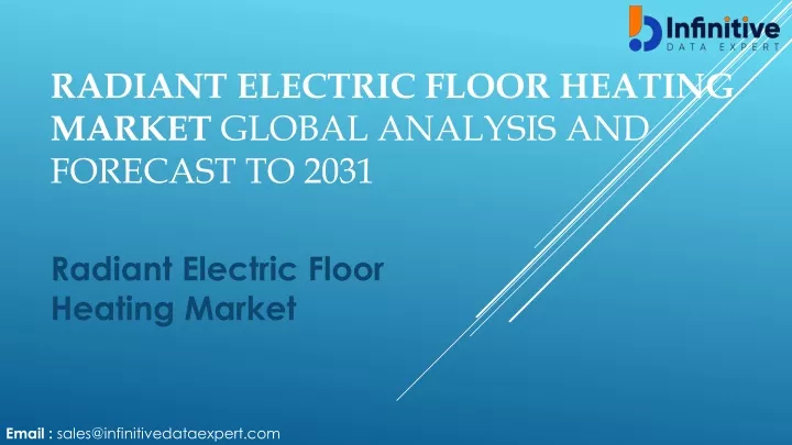 radiant electric floor heating market global analysis and forecast to 2031