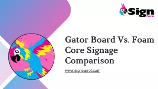 Gator Board signs vs Foam Board: Which Signage is Right for You?