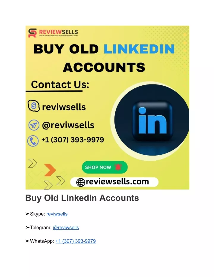 buy old linkedin accounts