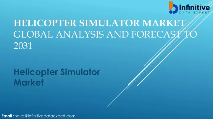 helicopter simulator market global analysis and forecast to 2031