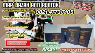 0821-4773-7105 Sampul K13 Map Ijazah di Jakarta Pusat